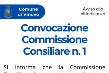 Convocazione Commissione Consiliare n. 1
