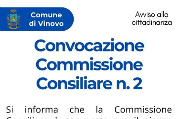 Convocazione Commissione Consiliare n. 2