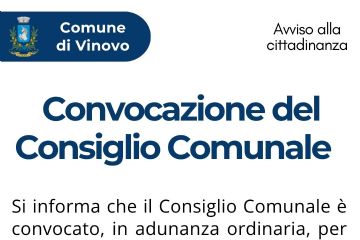 Convocazione del Consiglio Comunale