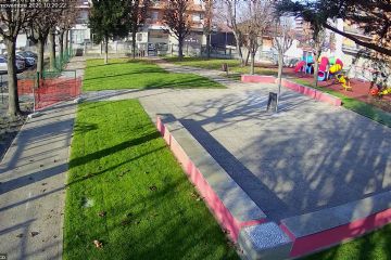 Videosorveglianza via Carignano - giardini pubblici
